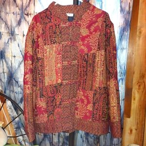 Chinese Inspired White Stag XL(16/18) Dress Jacket